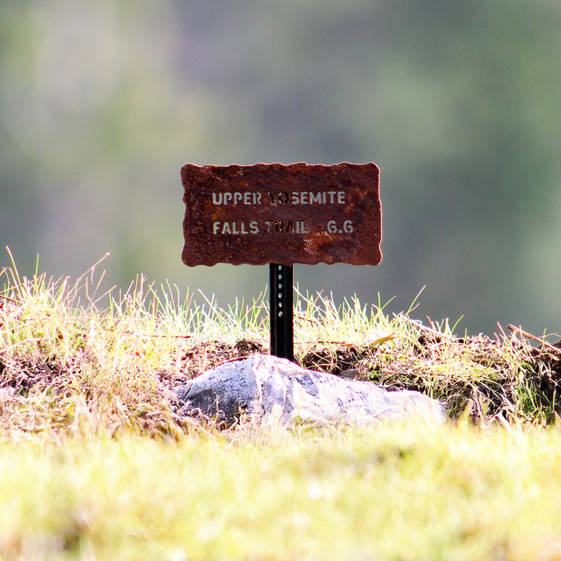 Yosemite Trail Sign: Upper Yosemite Falls Trail