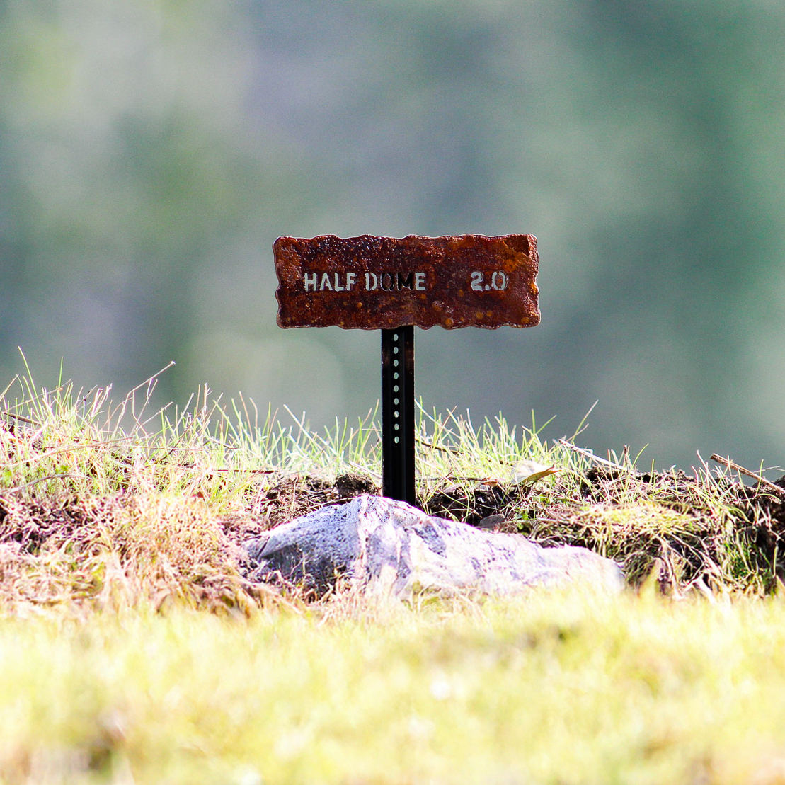 Yosemite Trail Sign: Half Dome