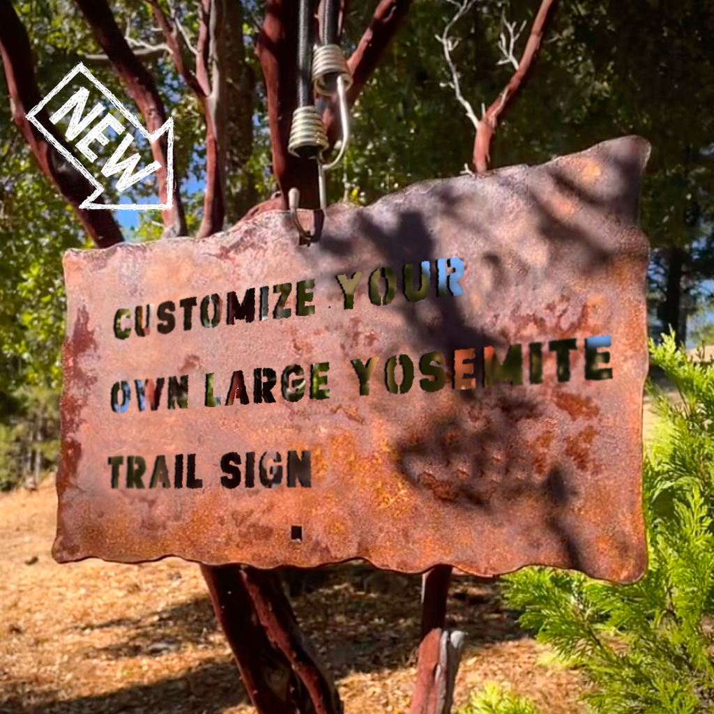 Customize Your Large Yosemite Trail Sign