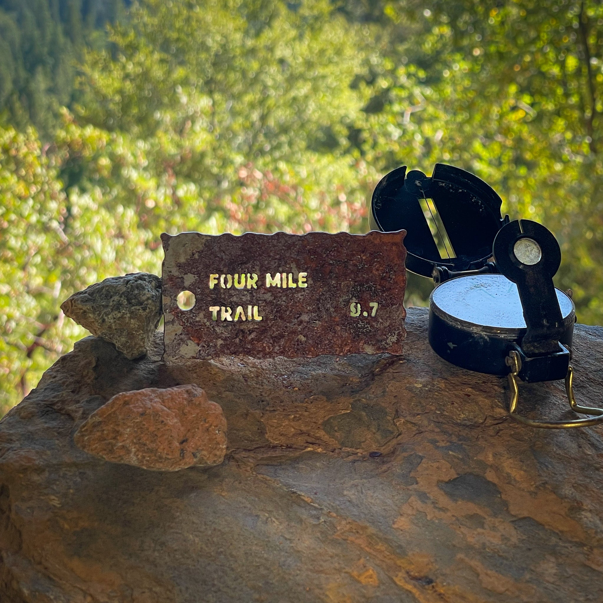 Yosemite Trail Sign (Four Mile Trail)