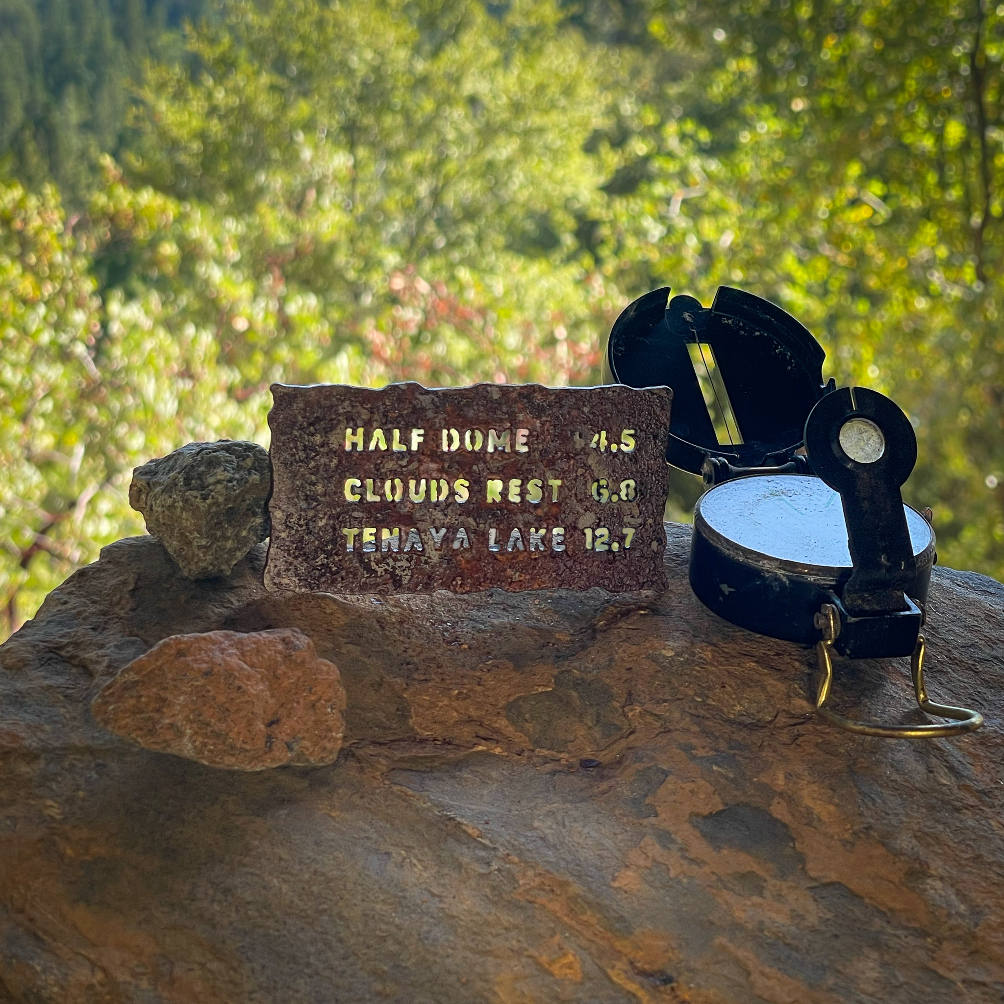 Yosemite Trail Sign (Half Dome to Tenaya Lake)
