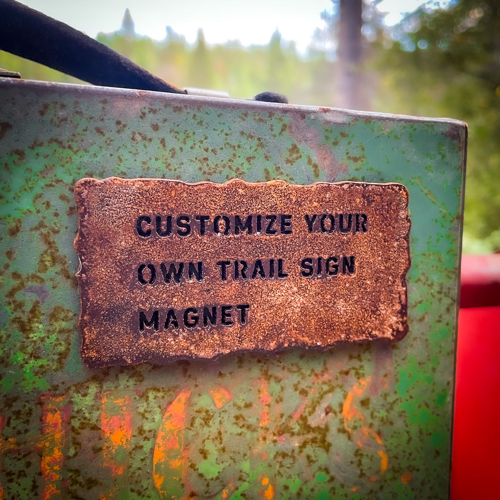 Customize Your Trail Sign