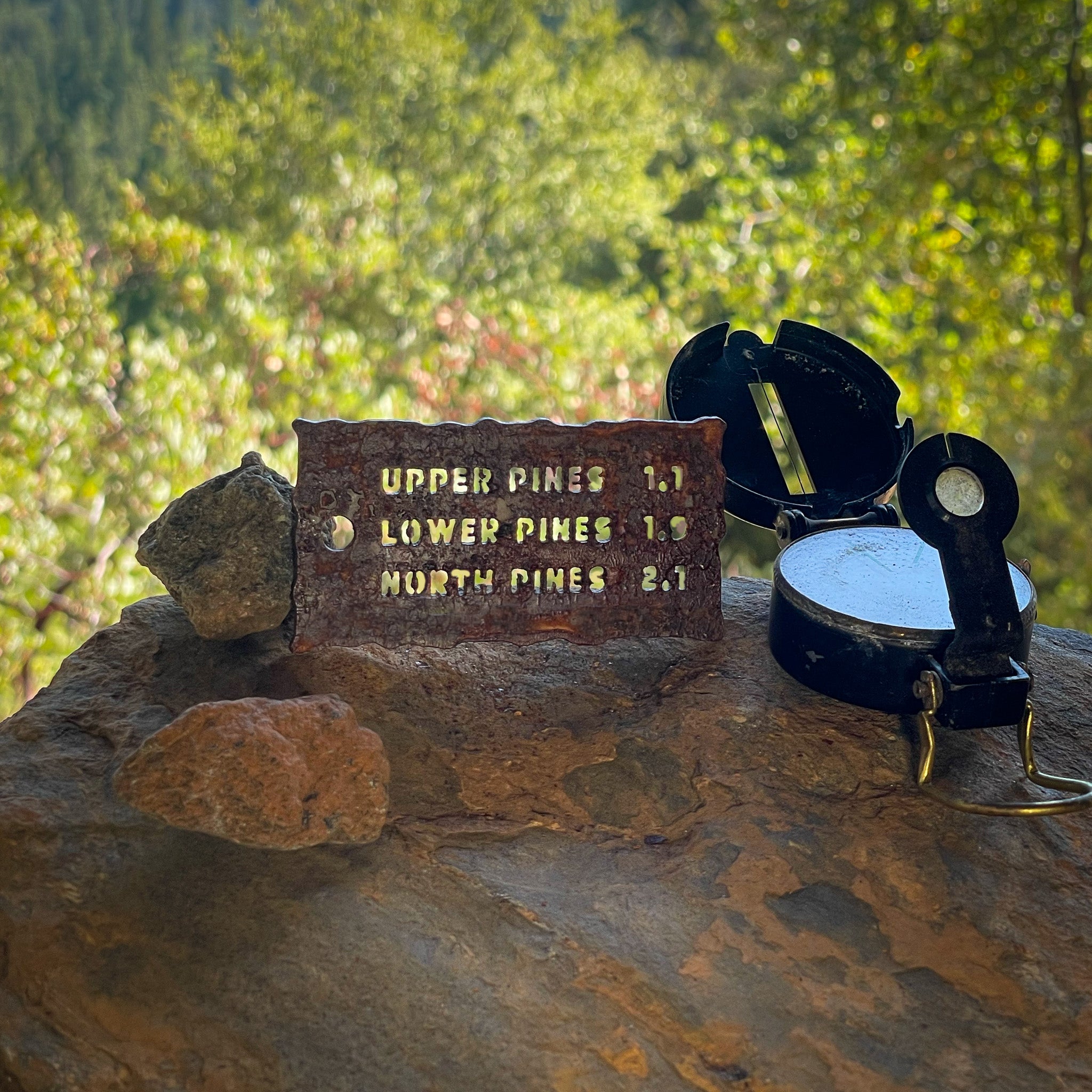 Yosemite Trail Sign (Upper Pines Lower Pines North Pines)