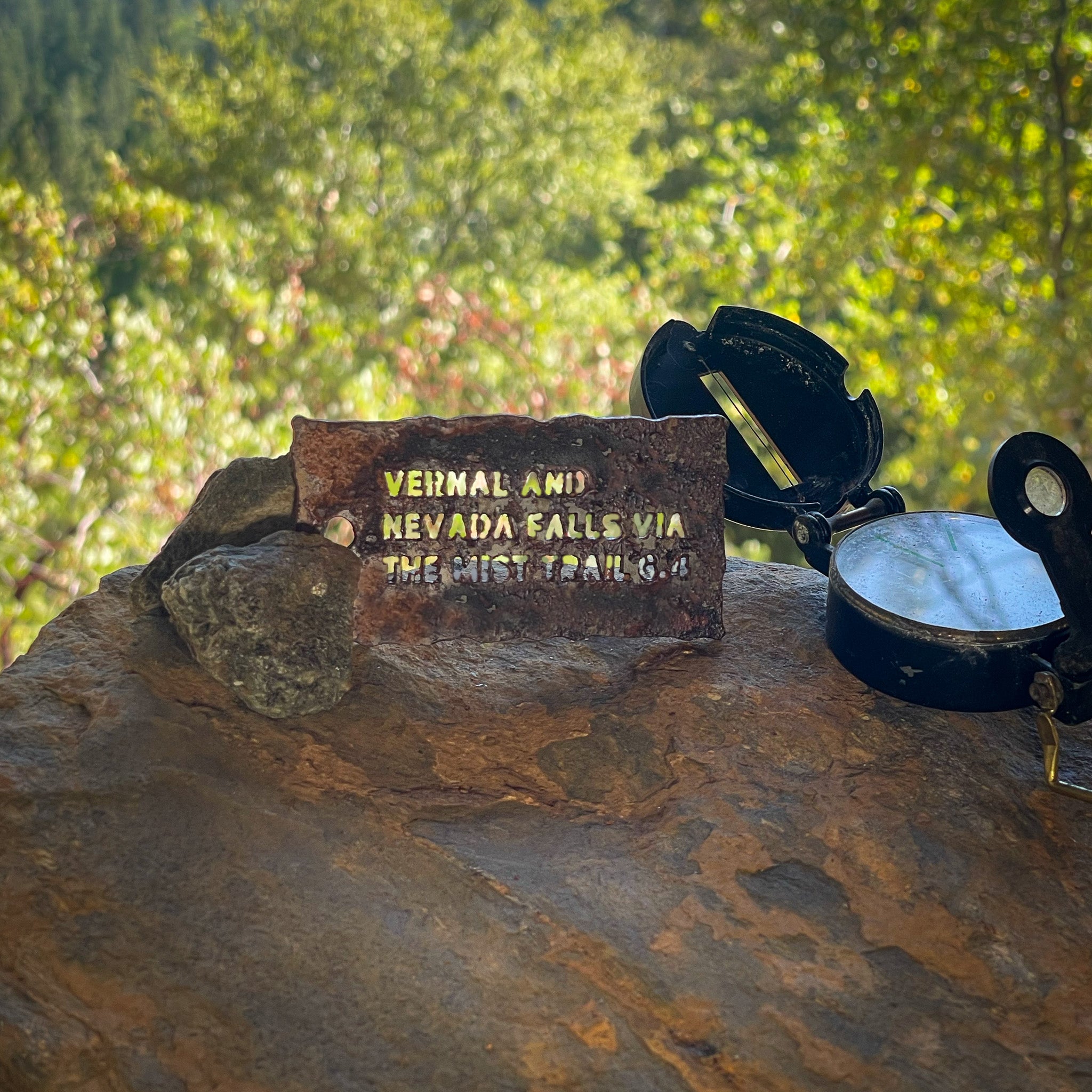 Yosemite Trail Sign (Vernal and Nevada Falls via the Mist Trail)