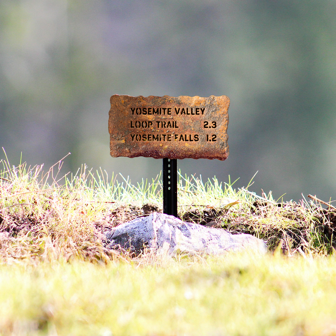 Yosemite Trail Sign: Yosemite Valley Loop Trail