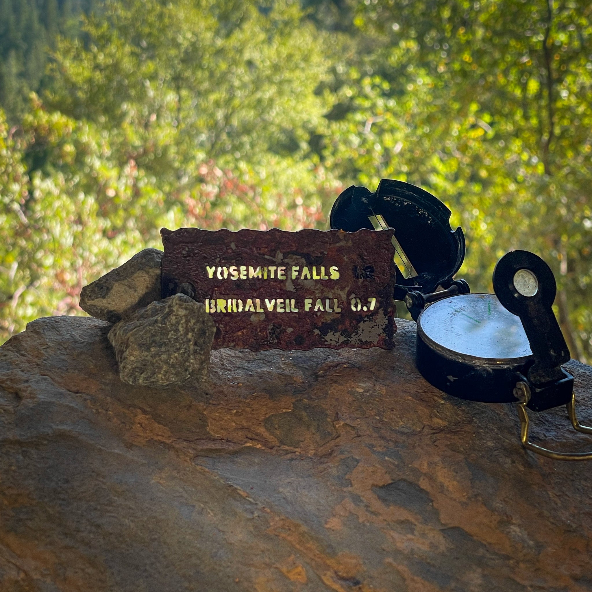 Yosemite Trail Sign (Yosemite Falls / Bridalveil Falls)