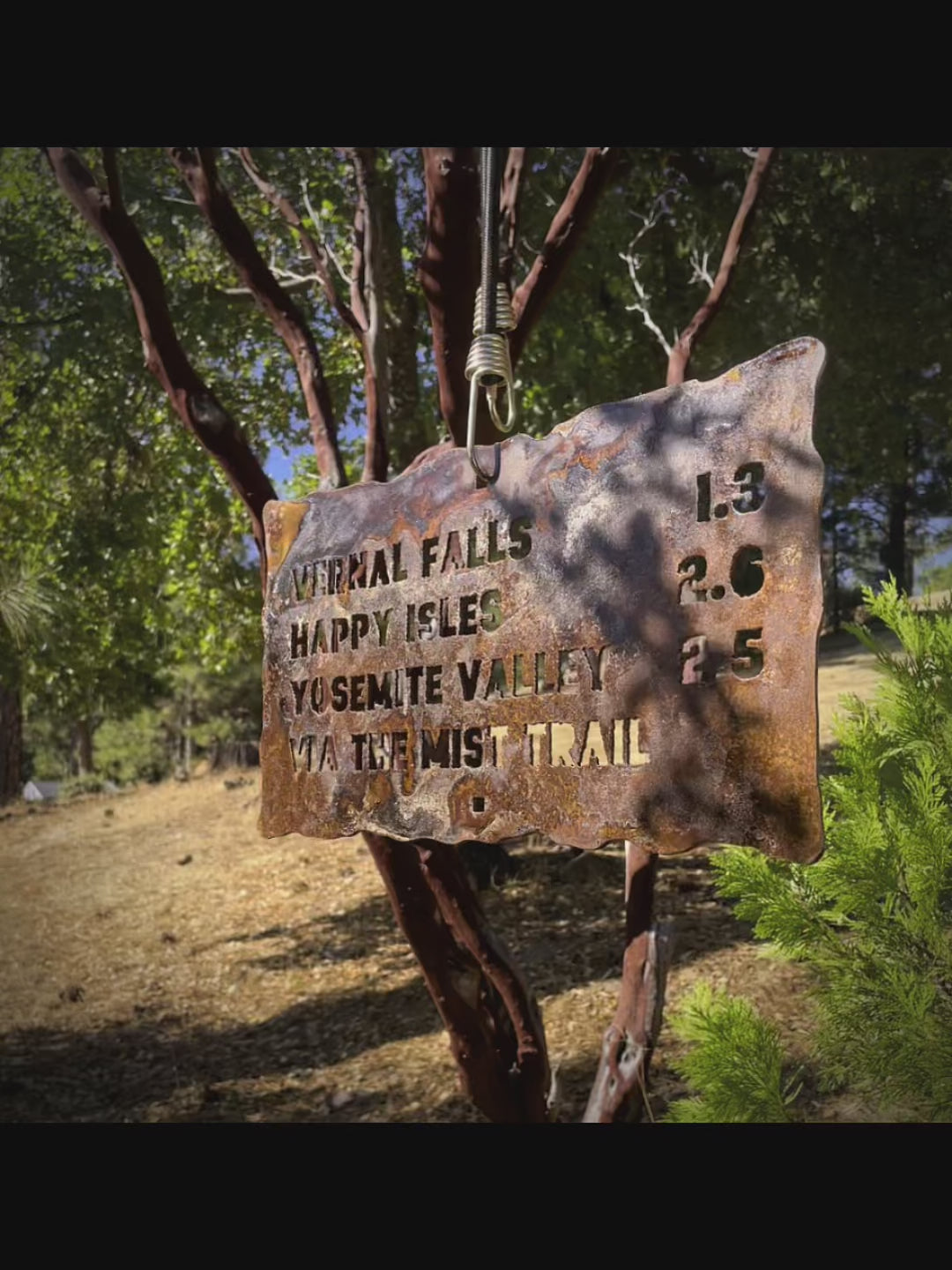 Customize Your Large Yosemite Trail Sign