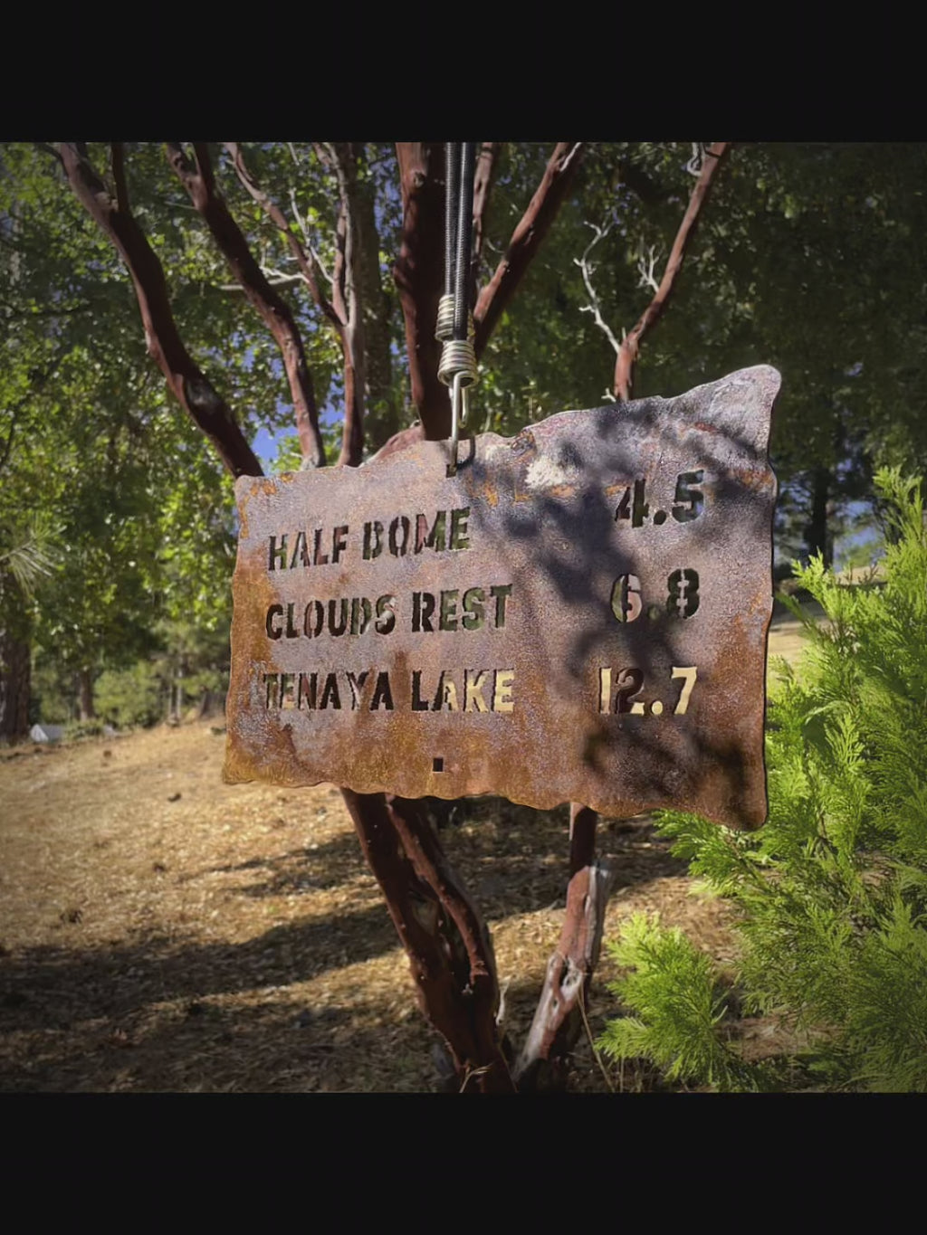 Customize Your Large Yosemite Trail Sign